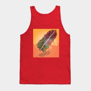 Feather Digital Art Tank Top